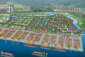 Gwangyangyhang hinterland