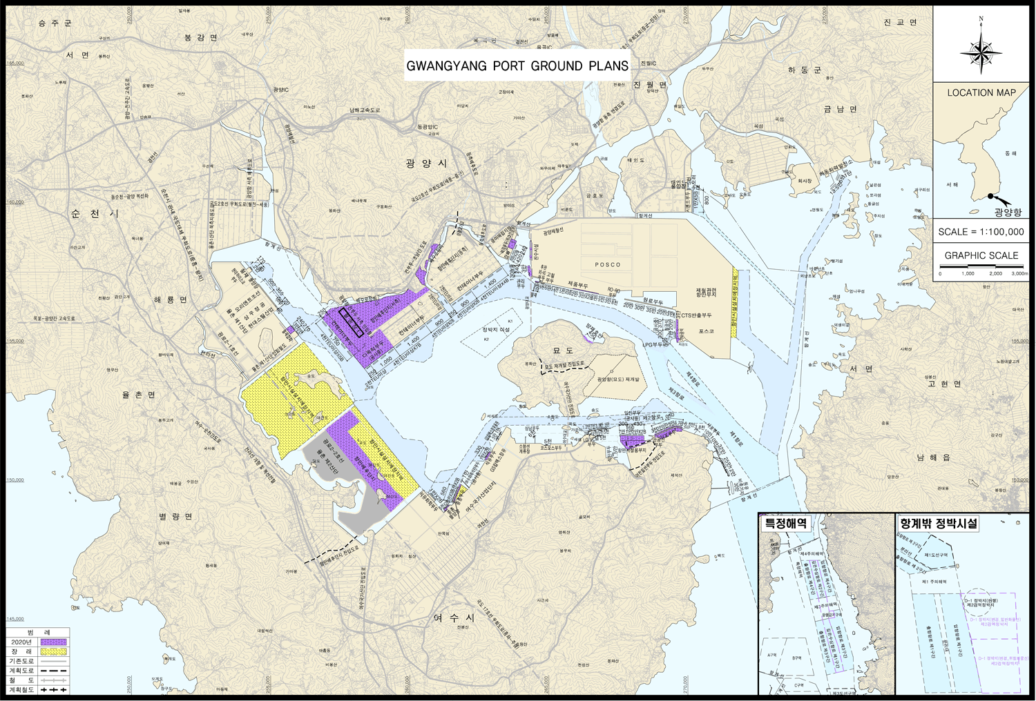 Gwangyang Port Ground Plans