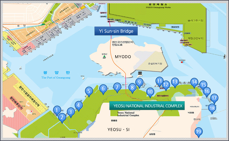 Gwangyang Port - Yeosu Region