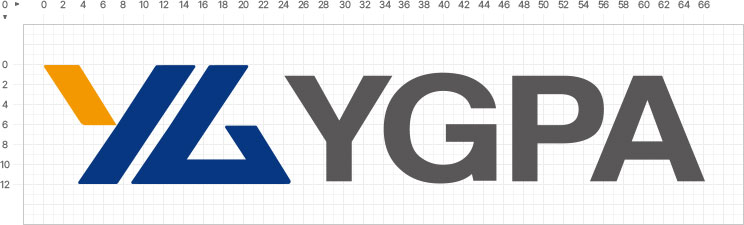 Left symbol, right logotype image 